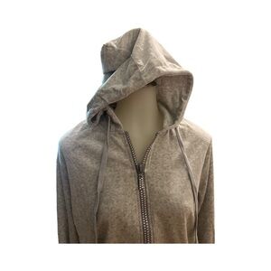 NWT Gray Esti Couture Hooded Sweat Suit Set